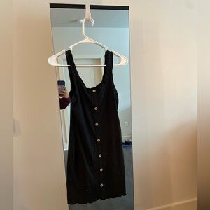 Black mini dress